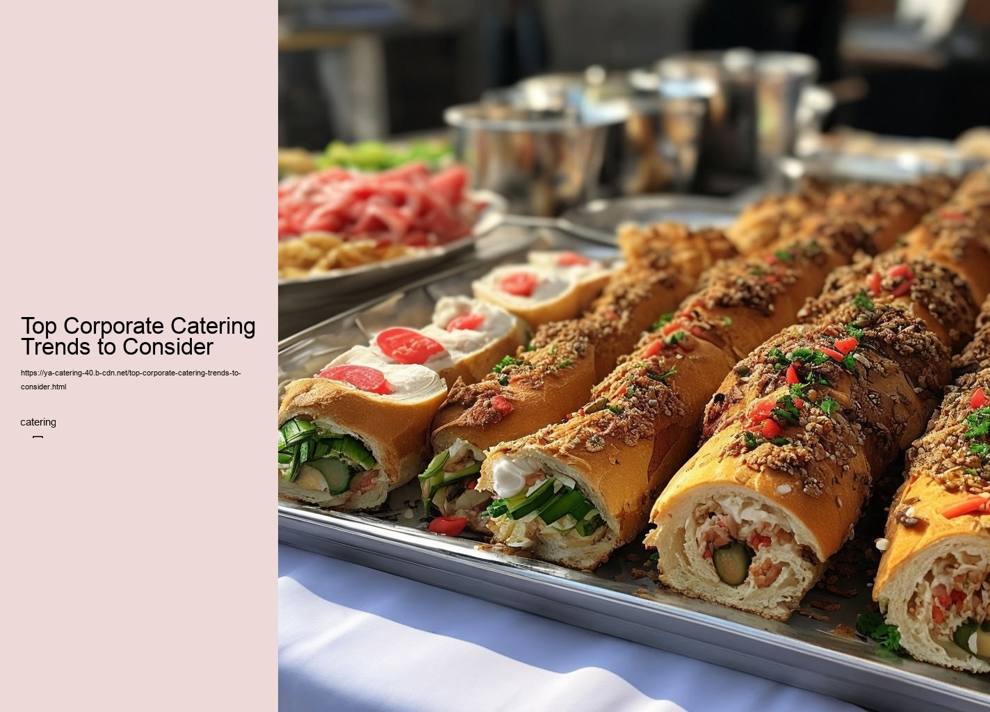 Top Corporate Catering Trends to Consider